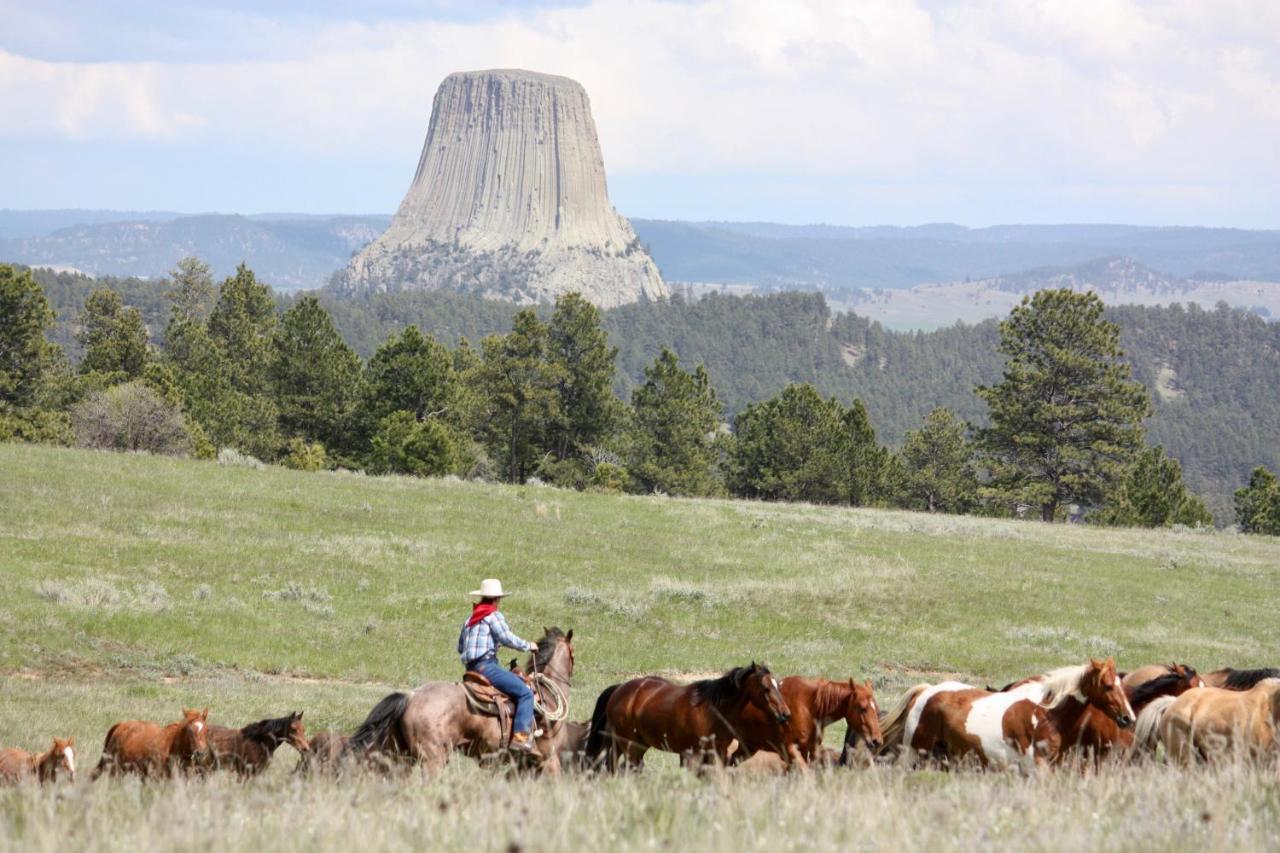 Lake Guest Ranch Villa Devils Tower Luaran gambar